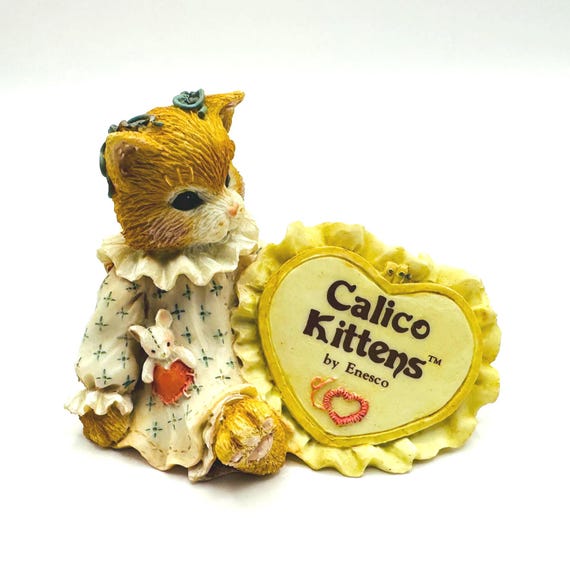Charming Calico Kittens Collectible Figurine