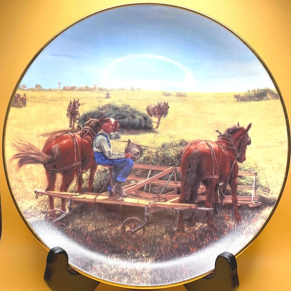 Danbury Mint - Taking A Breather - By Emmett Kaye - Farming the Heartland