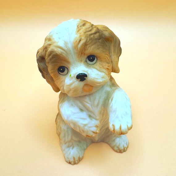 Vintage HOMCO 1467 Porcelain Puppy Dog Figurine