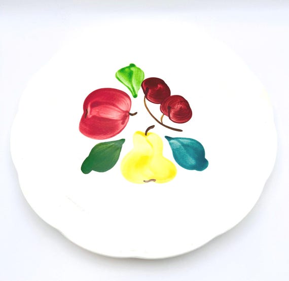 Vintage Hand-Painted Stetson Dinner Plates - Set of 2