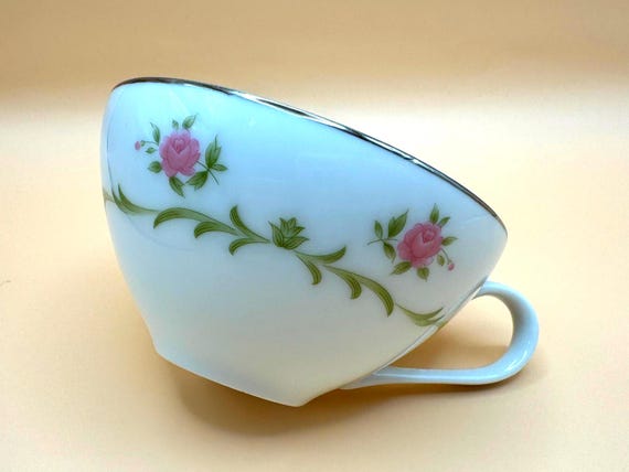 Vintage Style House Serenade Teacup Pink Rose Fine China Japan