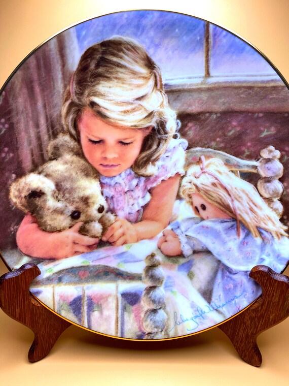 The Lord's Prayer HC Roman Inc - Collectible Plate - Our Father - Abbie Williams - 1986
