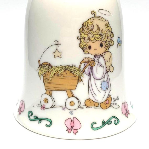 ENESCO Precious Moments Porcelain Bell 1995 - 'Bringing God's Blessing to You' - ENESCO Bell