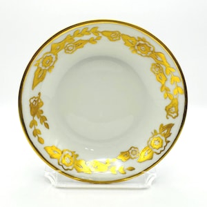 Elegant Haviland France Floral Gold Trim Bowls - Set of Two