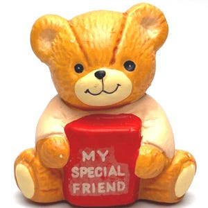 Vintage Lucy Rigg Mini Teddy Bear collectible - &#39;My Special Friend&#39;