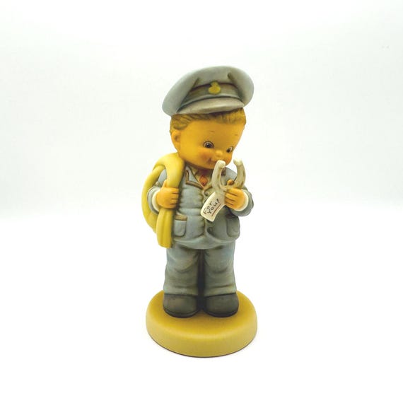 Vintage Memories of Yesterday, Mabel Lucie Attwell porcelain figurine - Bringing Good Luck to You!
