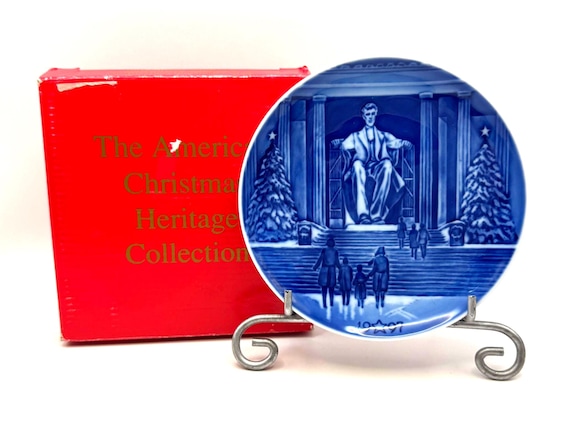 B&G 1997 Lincoln Memorial Christmas Plate