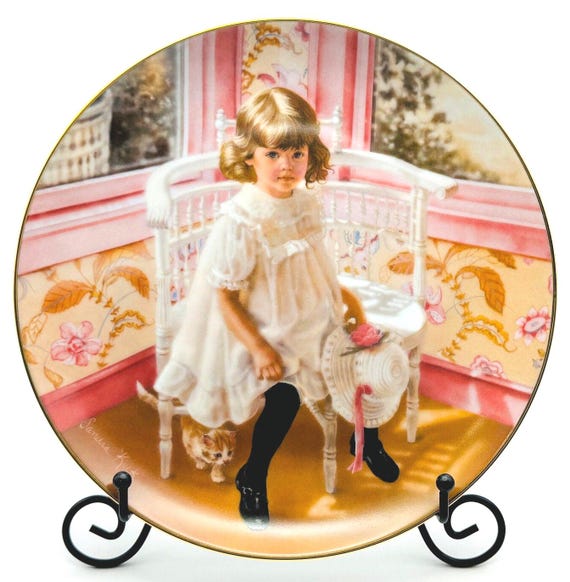 Vintage Easter at Grandma's Limited Edition Plate by Sandra Kuck | Reco - Days Gone By Collection