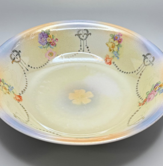 Large Luster Serving Bowl by GHB Company Bavaria