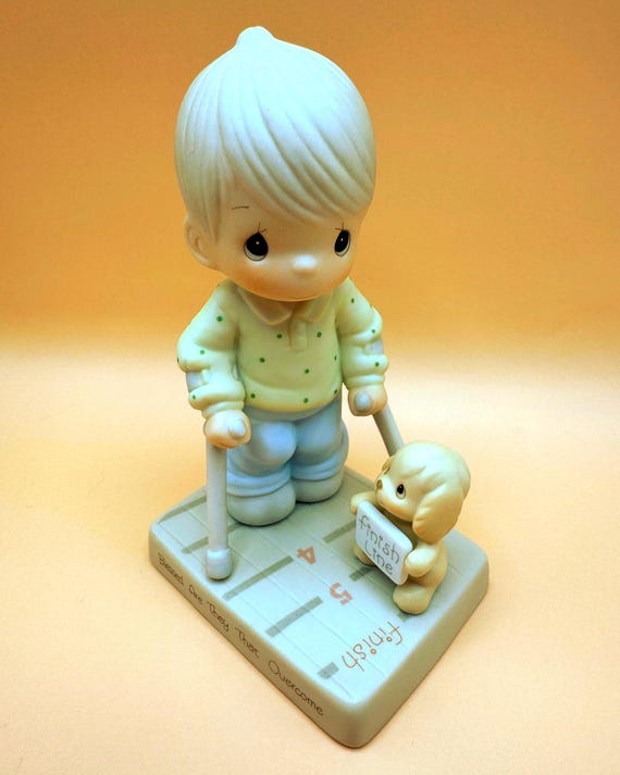 Precious Moments Blessed Are They That Overcome 1988 Limited Edition Figurine Boxed