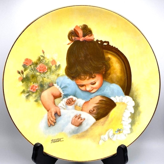 Little Women Decorative Plate: Lorraine Trester 'Joy in the Morning' 1977