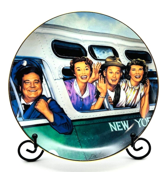 Vintage "Honeymooners Express" Plate - Hamilton Collection 8th Issue
