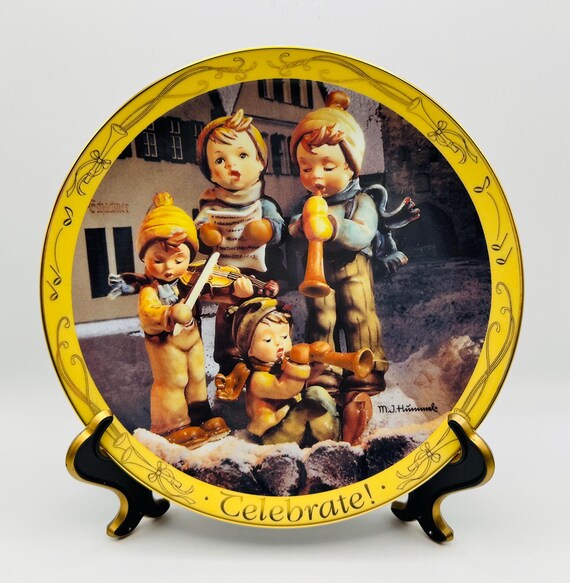 Vintage Hummel Danbury Mint Millennium Plate - Strike Up the Band 'Celebrate!' by Goebel