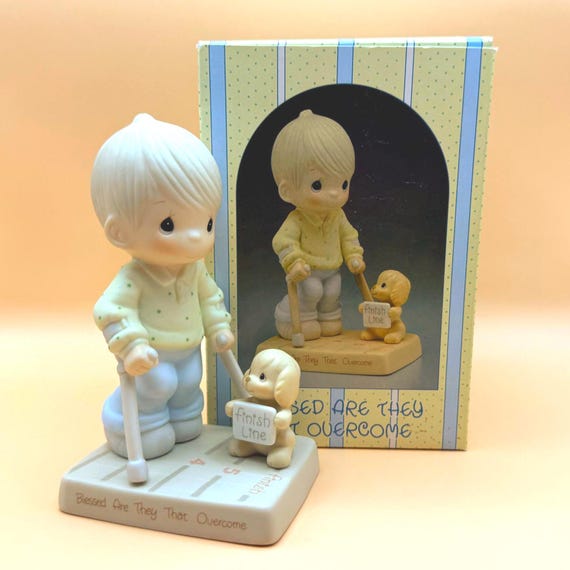 Precious Moments Blessed Are They That Overcome 1988 Limited Edition Figurine Boxed