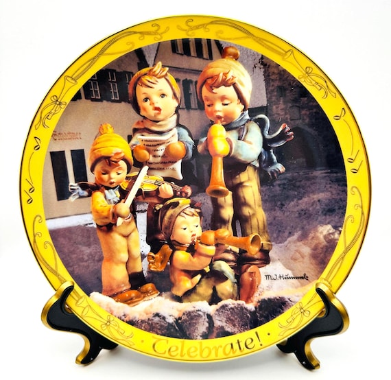 Vintage Hummel Danbury Mint Millennium Plate - Strike Up the Band 'Celebrate!' by Goebel