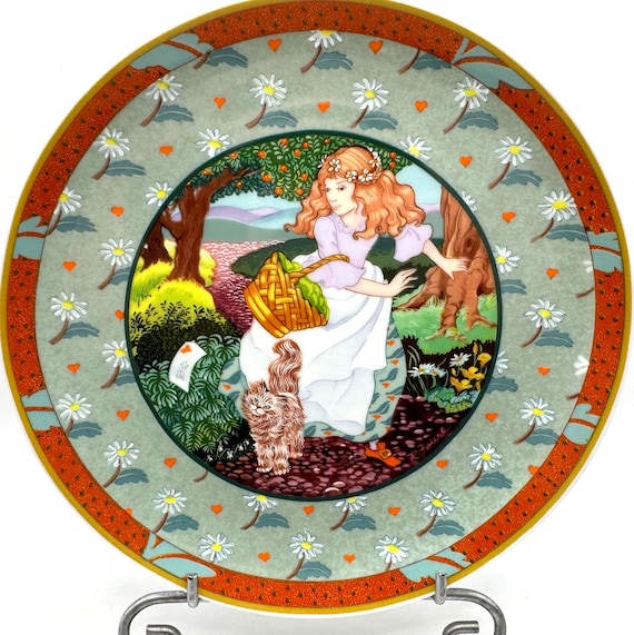 Once Upon a Rhyme: Vintage Heinrich Villeroy & Boch Plate 'A Tisket, A Tasket