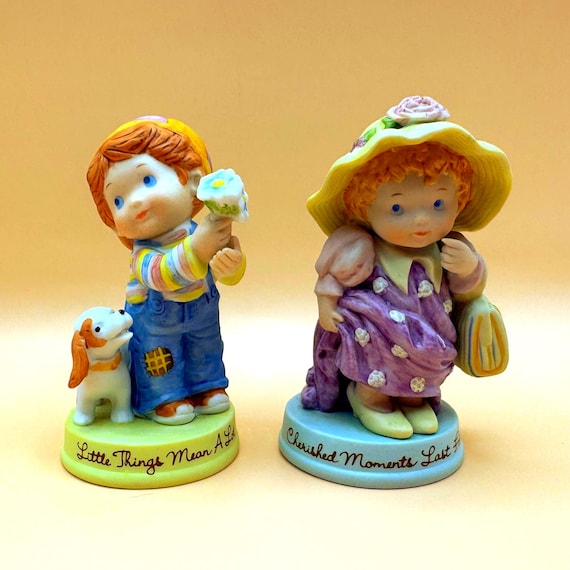 Vintage Avon Figurine Choice Little Things Cherished Moments 1983