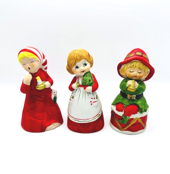 Vintage Jasco Merri Bells Festive Christmas Decor - Retro Holiday Bells - Pick your Favorite!