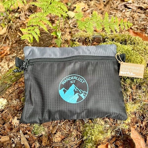 Wanderlust Kit for Hiking and Exploring nature!  Outdoor Survival Kit. 10 essentials. Hiking lovers must have gift. Hiking and Outdoor Kit.