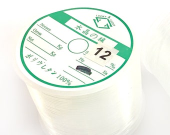 Transparent Elastic Cord 1.2mm DIY Jewelry Making - 164 ft