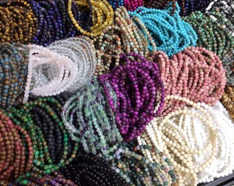ブレスレット SK8ER ROCK Multi-beads gemstone bracelet 004 Zodiac Bracelet, Birthstone Bracelets, Four Elements