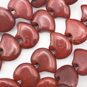 Brown Zuni Bear Turquoise Bead Bear Stone Magnesite Turquoise Howlite Spacer Loose Beads 15&quot; Strand 17mm