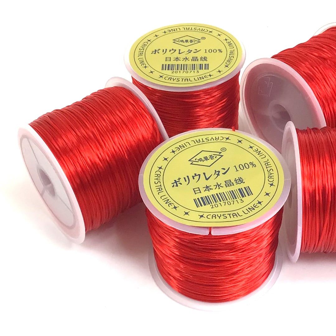 High Quality 0.5MM Red Cord Red String Japanese Elastic Cord / Thread