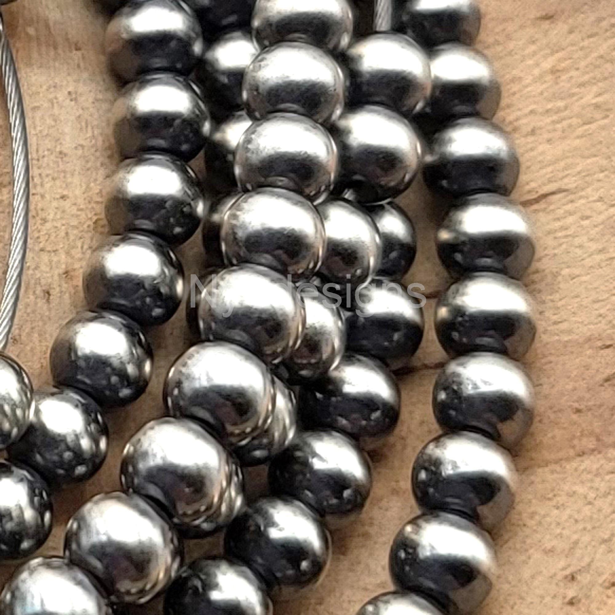 New Fashion Natural 6/8/10mm Black Hematite Gems Round Beads