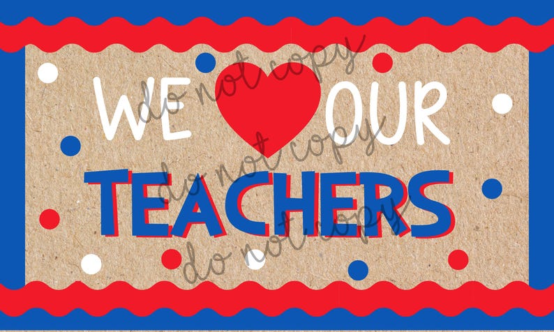 Teacher Appreciation Banner Template | Thank You Teachers Template ...