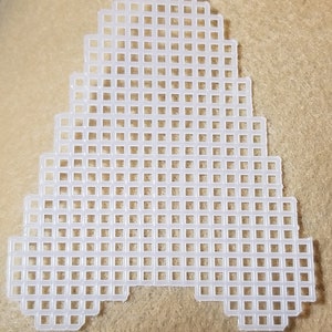 Set of 6 Ghost Precut plastic canvas shape for Halloween. Make magnets, wreaths, garland, wall decor. Needlepoint craft