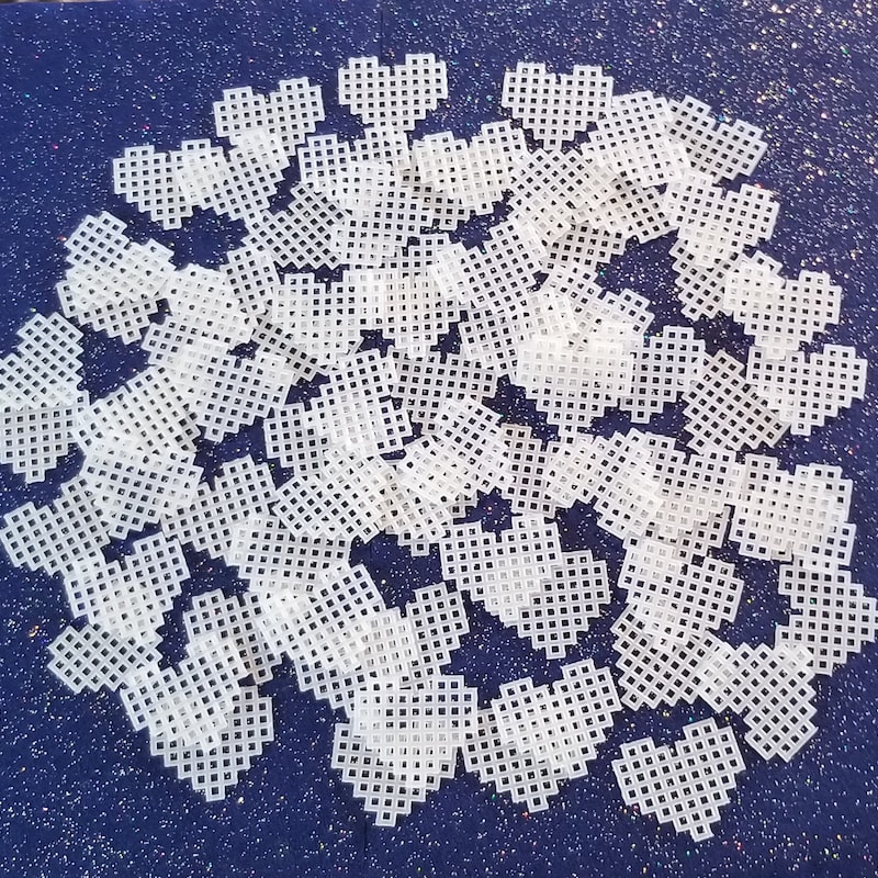 Heart Plastic Canvas Etsy