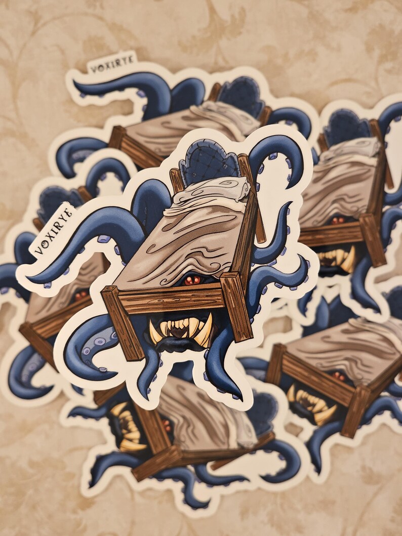 Eldritch Horror Sticker Gift for H.P. Lovecraft Fan Gift for Halloween Fan Decoration for