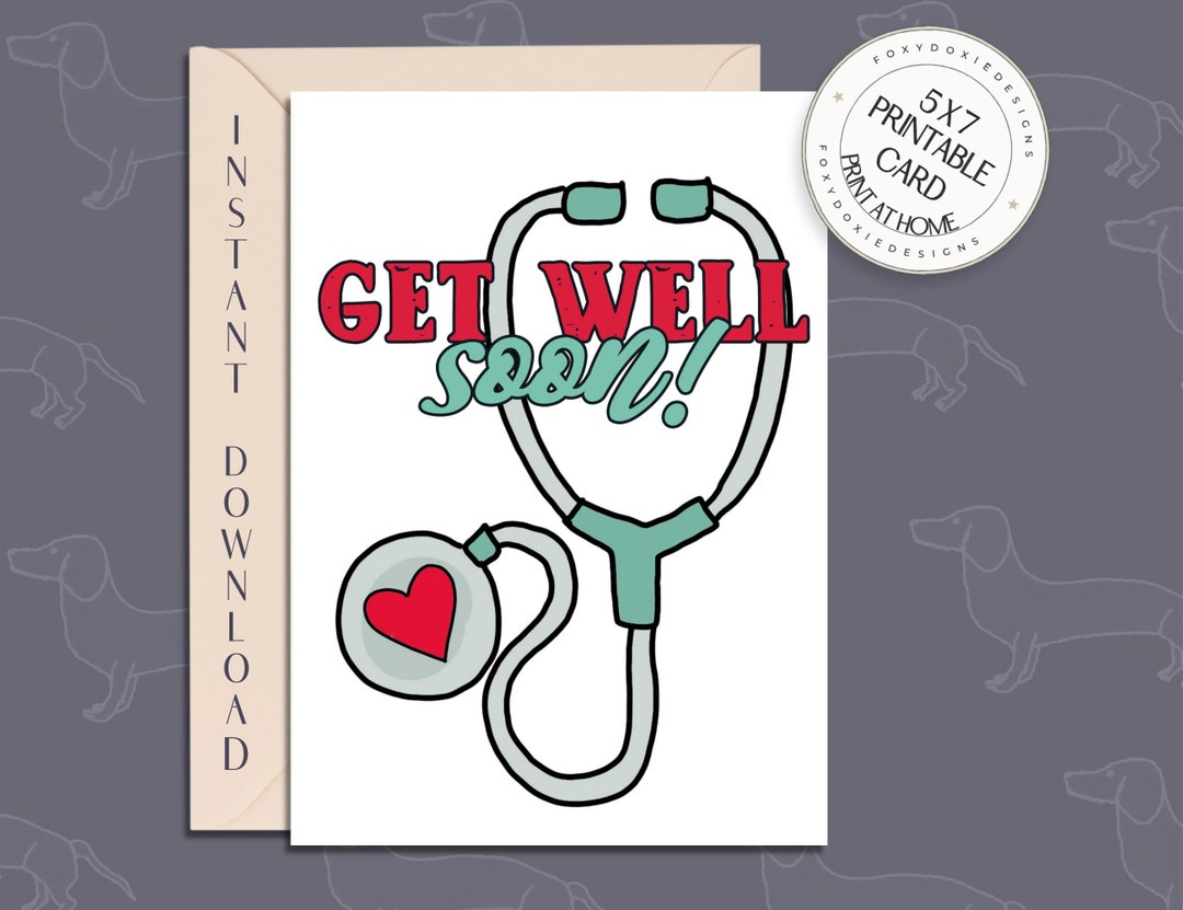 Get Well Cards for Women After Surgery Get Well Soon Card for Etsy