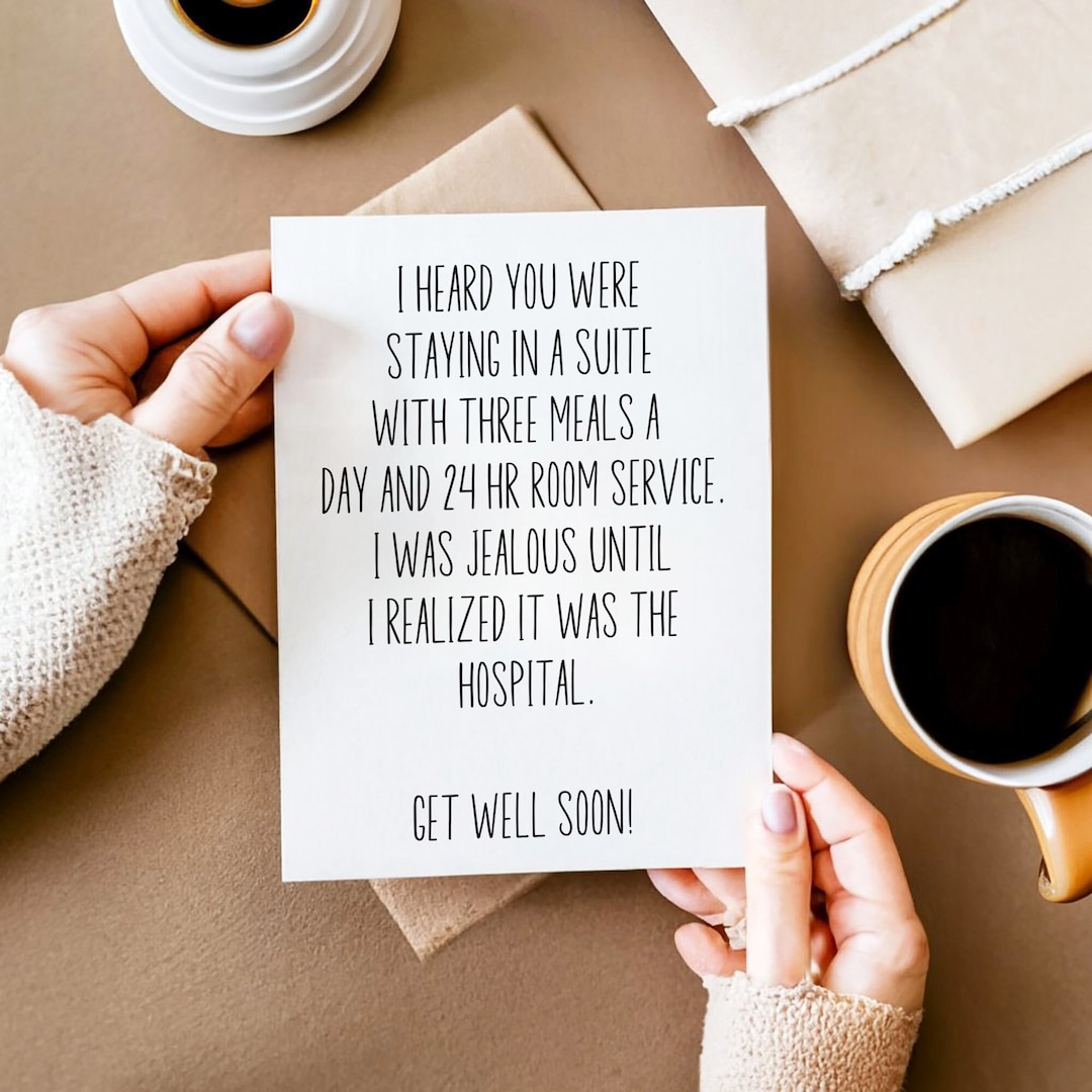 Funny Get Well Card for Friend After Surgery Recovery Card for Coworker