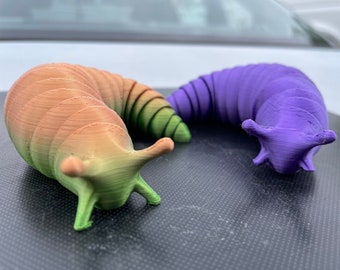 Fidget Slug 3D Printed