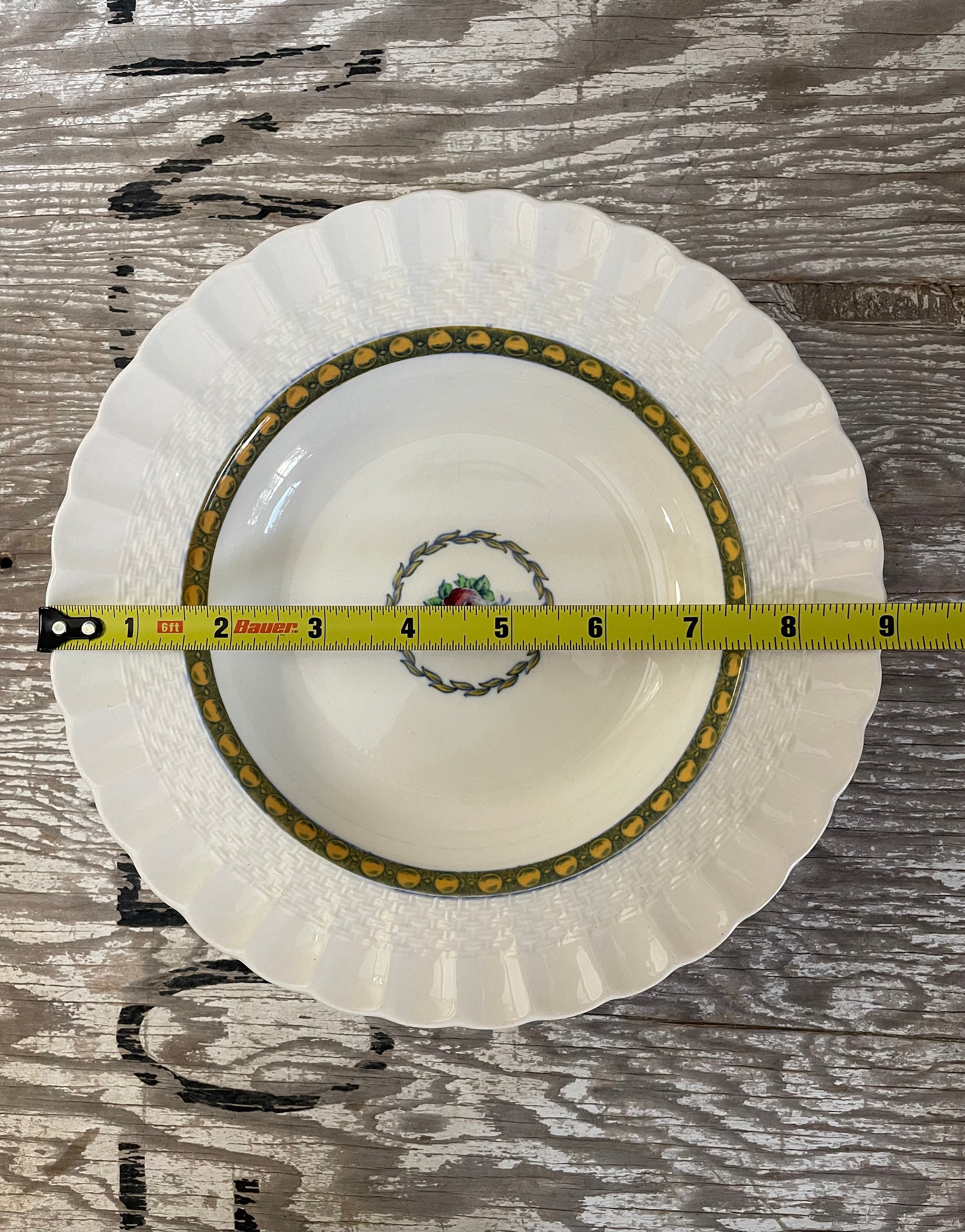 4 Vintage Spode Plates Set of 4 Copeland Spode Salad Plates Pearl and