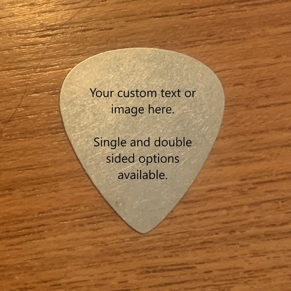 Custom guitar picks