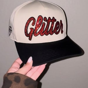 Customized Rhinestone /Glitter HTV Hat