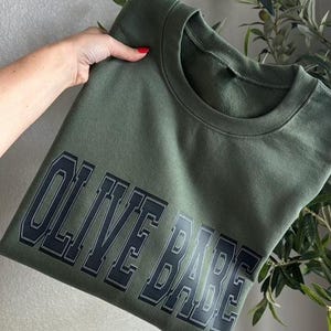 Olive Babe Crewneck