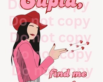 Cupido Vind me een cowboy, png