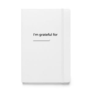 Gratitude Journal Hardcover Notebook, Grateful for Journal, Gratitude Blank Journal, Grateful Journal, Gratitude Gift, Journal Lover Gift
