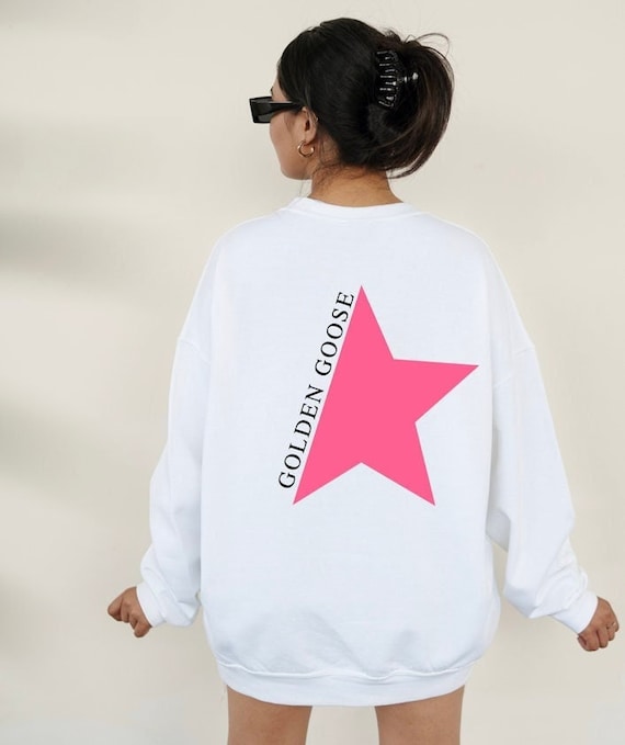 GOLDEN Goosegolden Goose Sweatshirt Golden Goose Hoodie - Etsy Norway