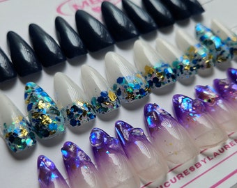 Set de uñas postizas de diseño personalizado