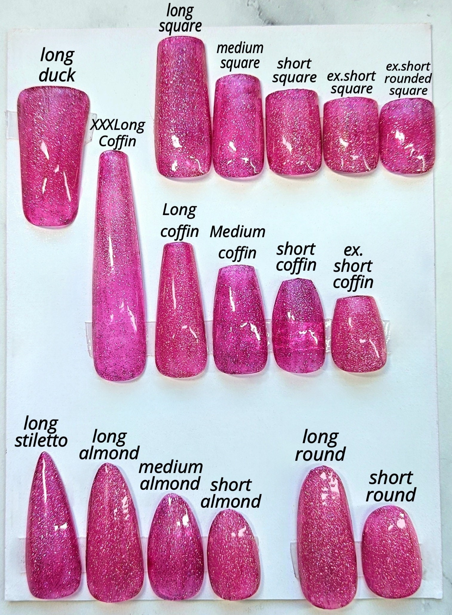 Mooncat Mermaid Bait Single Color Press on Nail Set - Etsy