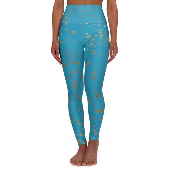 High Waisted Yoga Leggings (AOP)