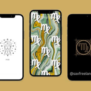 Zodiac • Virgo Aesthetic | 3 iPhone Wallpapers | Phone Wallpapers