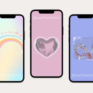 Y2K Aesthetic | 3 iPhone Wallpapers | Phone Wallpapers