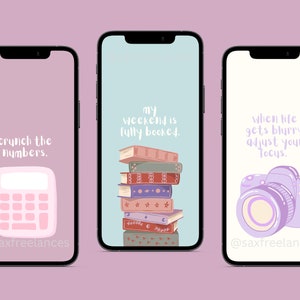 Cute Aesthetic | 3 iPhone Wallpapers | Phone Wallpapers