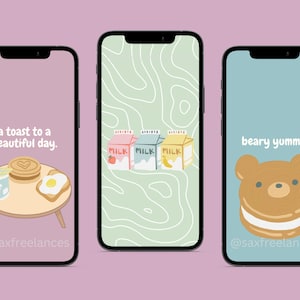 Cute Aesthetic | 3 iPhone Wallpapers | Phone Wallpapers