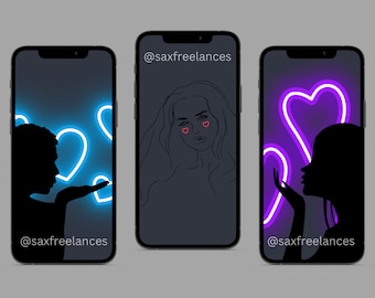 Egirl Aesthetic | 3 tapety na iPhone'a | Tapety na telefon